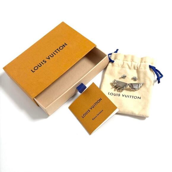 LOUIS VUITTON Silver Earrings - Picture 10 of 10